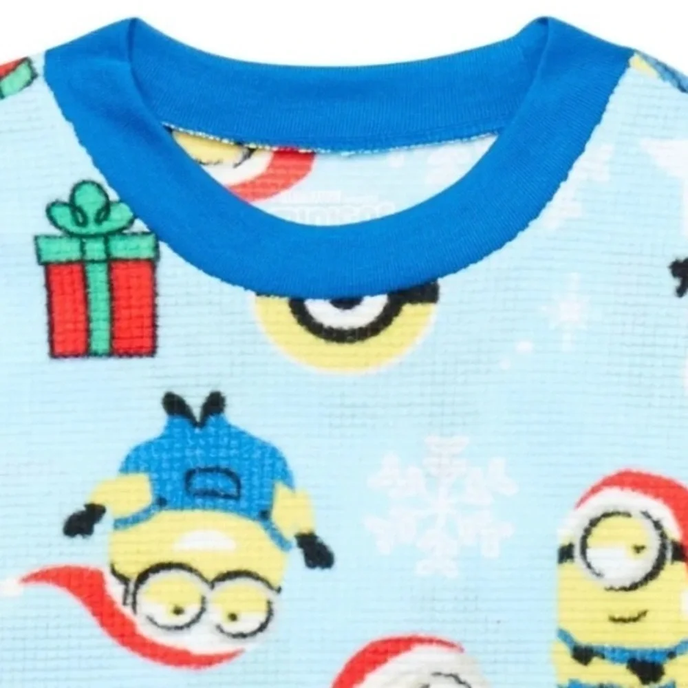 DESPICABLE ME 2 PIECE PAJAMA SET - BLUE SIZES 4/5, 8 (NEW WITH TAGS)
